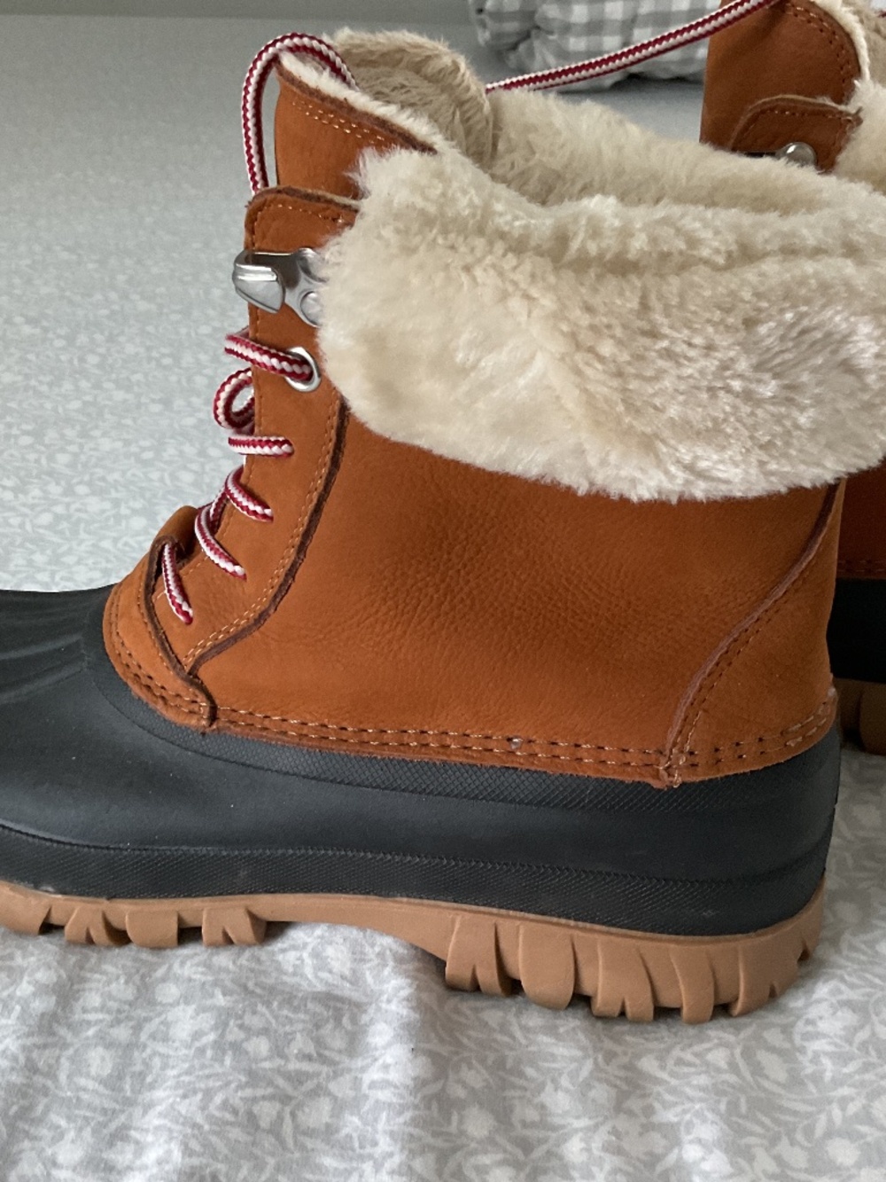 J. Crew Lined Duck Boots EUC